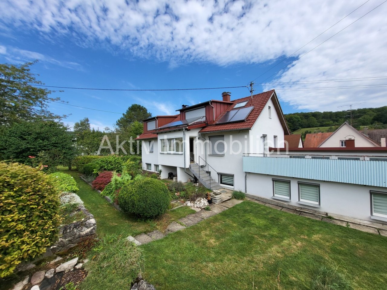 Haus Rückseite Haus Rückseite